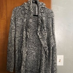 Bethany mota black and white cardigan